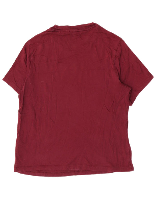 Adidas Camiseta Feminina Top UK 12 Médio Algodão Borgonha