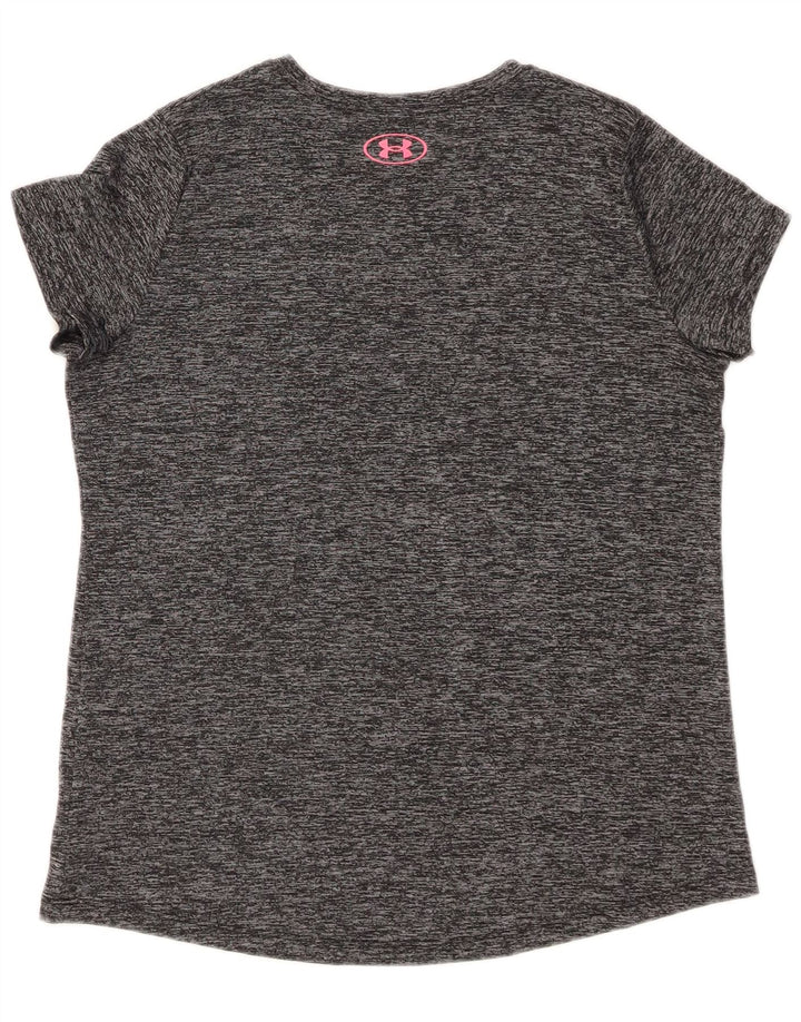 Camiseta gráfica UNDER ARMOUR para meninas Heat Gear 13-14 anos XL cinza