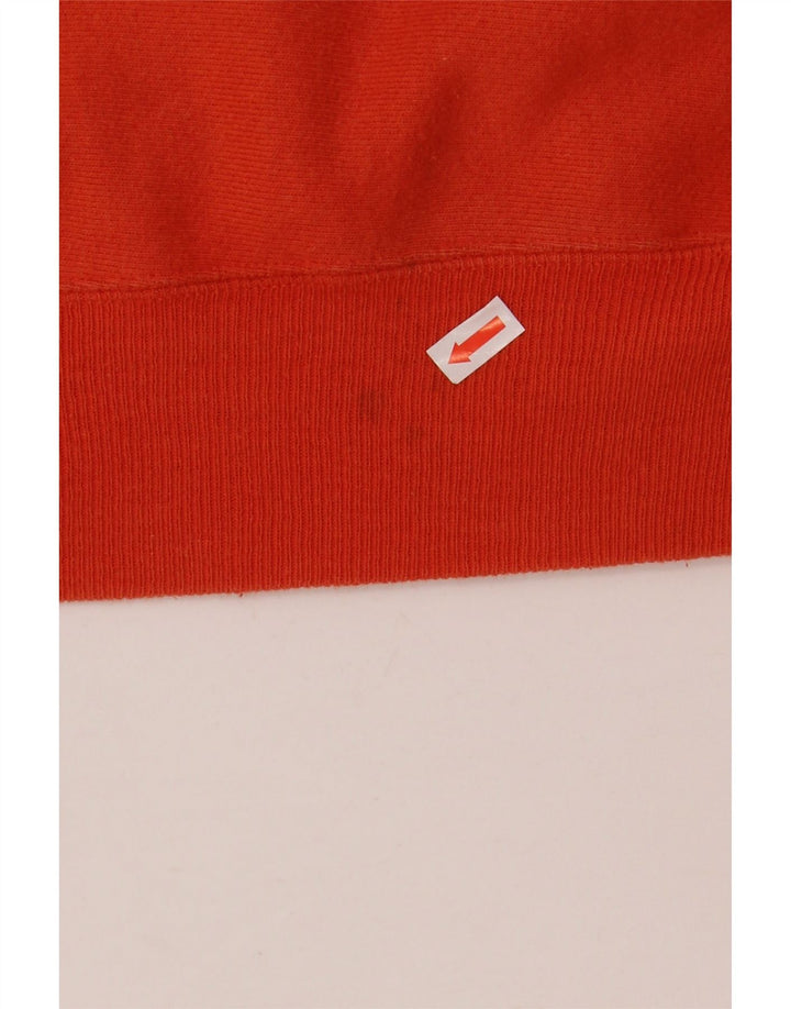 Jumper masculino com capuz gráfico Champion Reverse Weave pequeno algodão vermelho