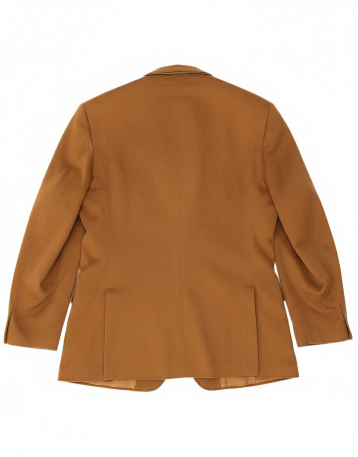 Jaqueta Blazer Masculina Pal Zileri com 2 Botões IT 50 Caxemira Bege Grande