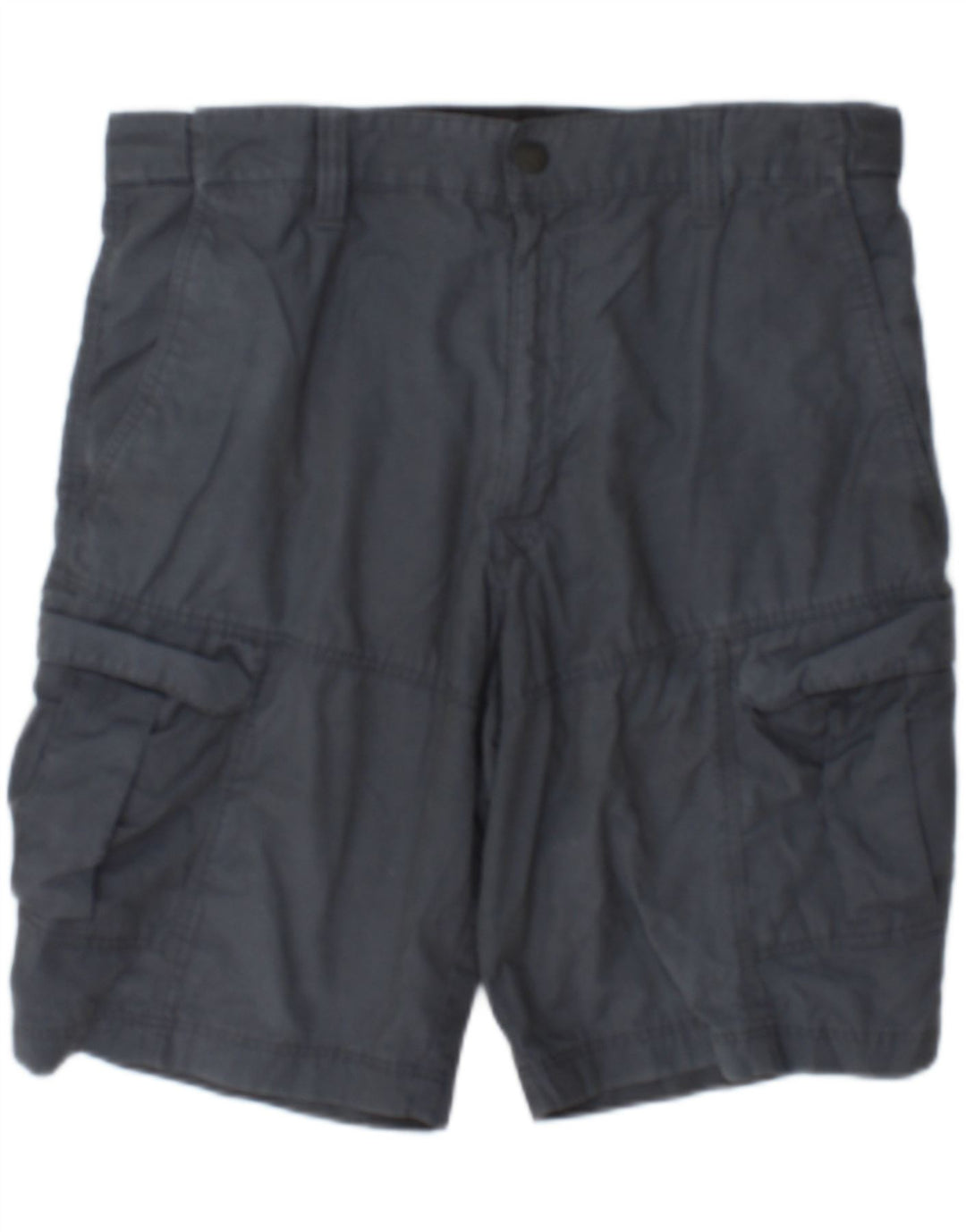 Shorts cargo masculino Marks & Spencer W34 grande algodão cinza