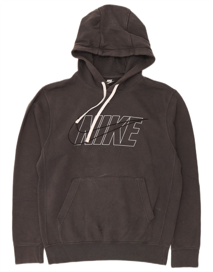 Nike Mens Graphic Moletom Jumper Pequeno Cinza