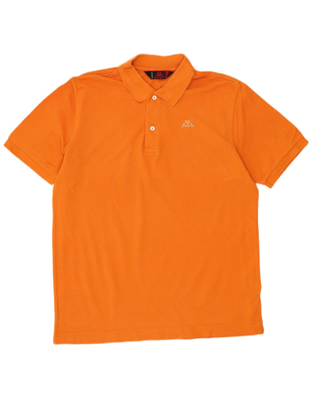 Camisa polo masculina KAPPA grande algodão laranja