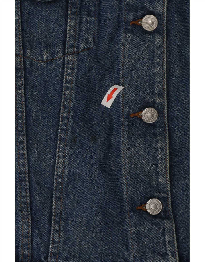 Jaqueta jeans feminina Carrera UK 18 XL azul algodão