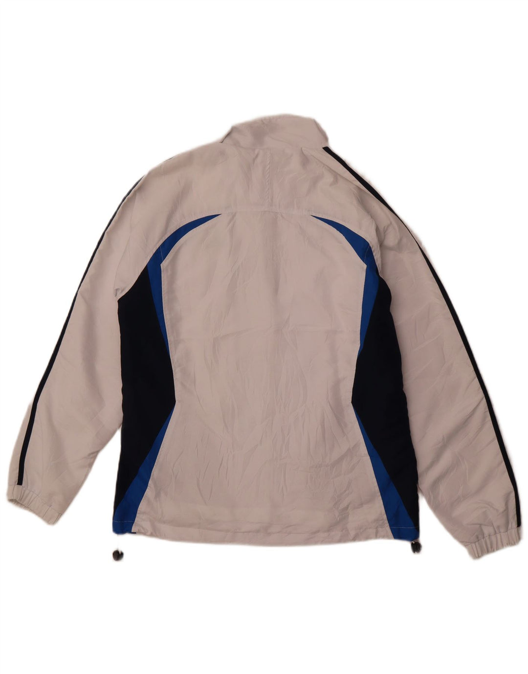 ASICS Mens Treino Top Jacket Grande Poliéster Colorblock Branco