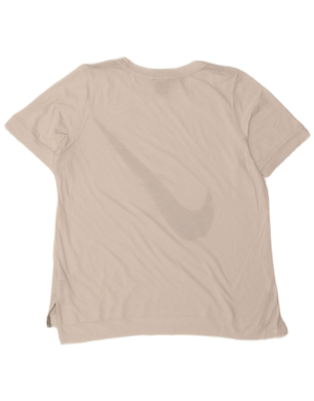 Camiseta Nike Feminina Graphic Top UK 14 Médio Branco Poliéster
