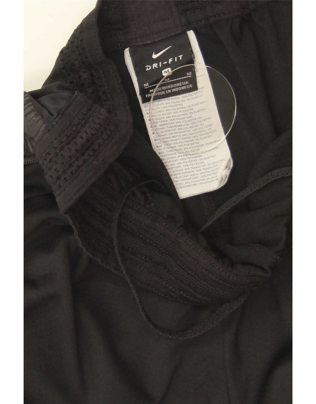 Calça de treino feminina Nike Dri Fit UK 12 poliéster preto médio