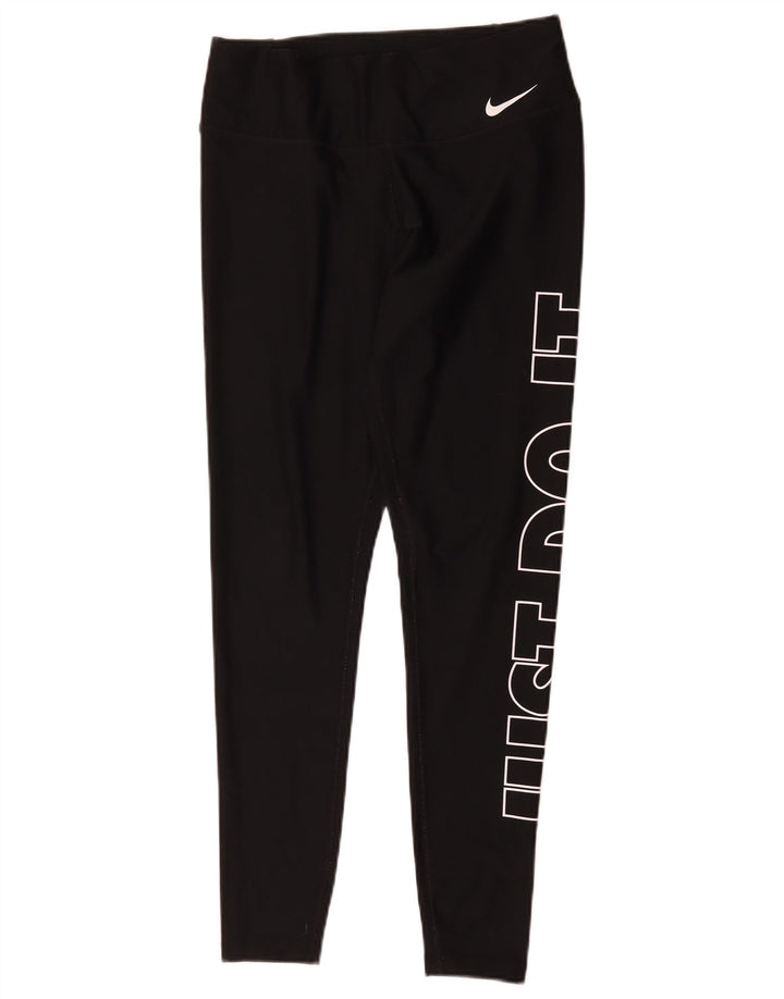 Leggings Nike Dri Fit Graphic UK 14 Médio Preto Poliéster