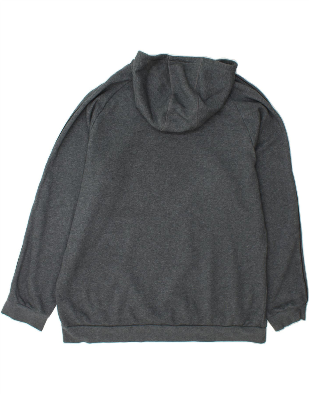 ADIDAS Mens Hoodie Jumper 2XL Grey Cotton Vintage Adidas and Second-Hand Adidas from Messina Hembry 