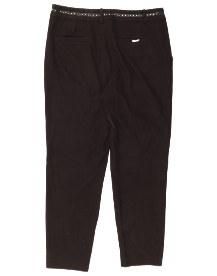 Guess Calça Chino Feminina Slim UK 16 Grande Preta