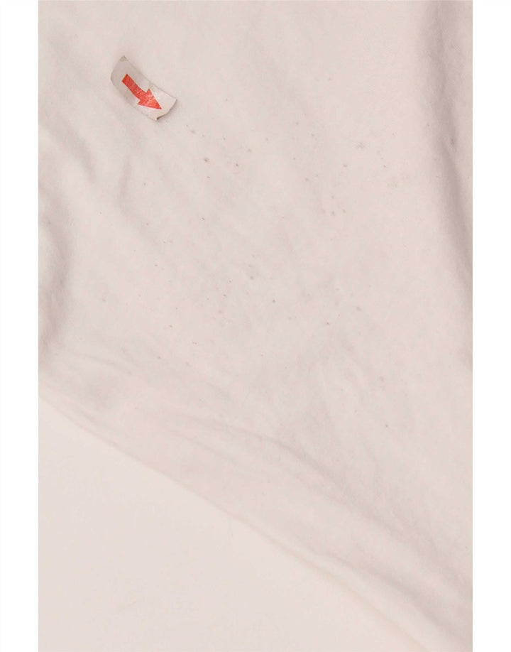 Puma Mens Graphic T-Shirt Top Grande Algodão Branco