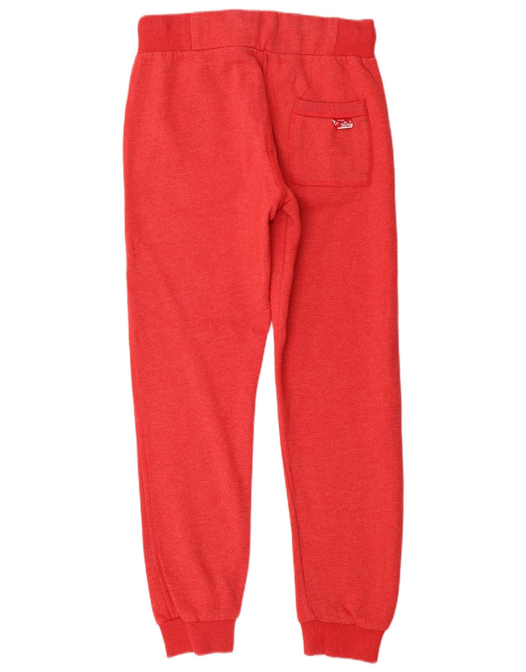 Calça de treino masculina SUPERDRY com estampa gráfica pequena de algodão vermelho