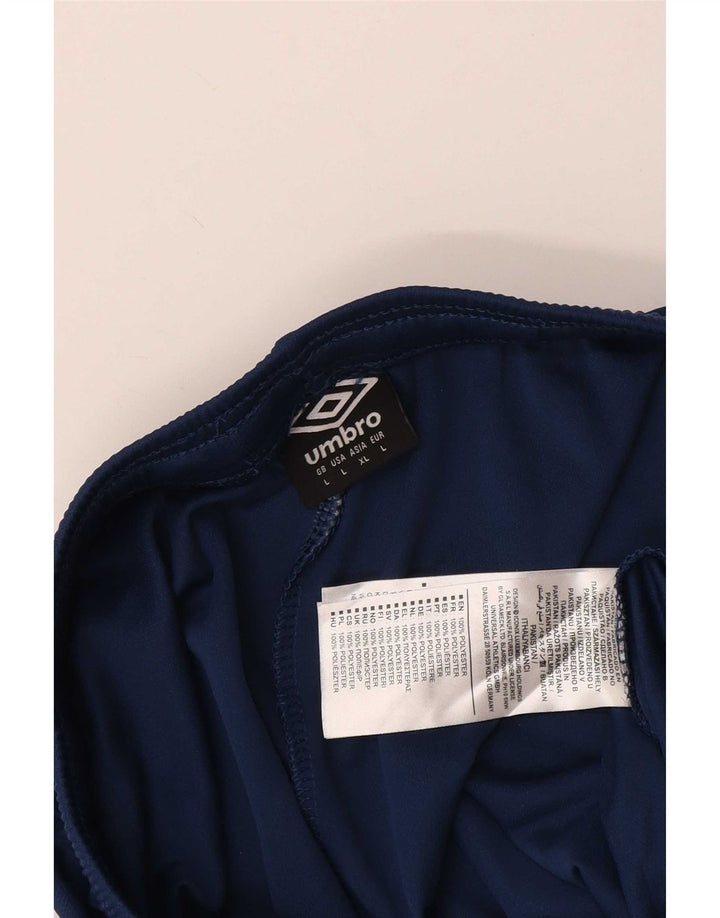Umbro Mens Sport Shorts Grande Poliéster Azul