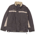 Jaqueta corta-vento masculina Columbia UK 42 XL cinza colorblock