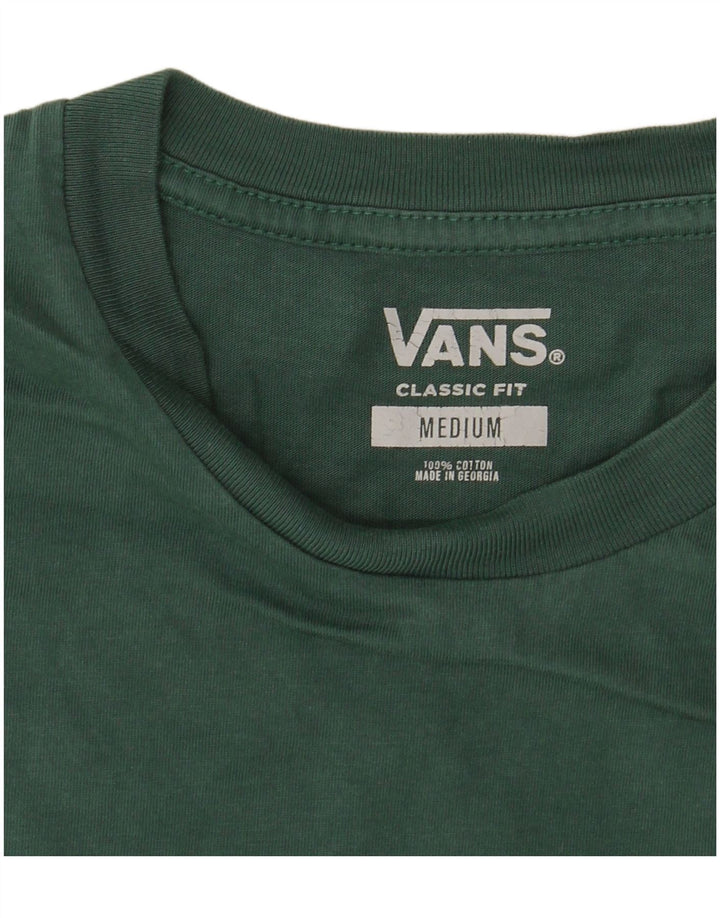 Camiseta VANS Masculina Classic Fit Top Médio Algodão Verde