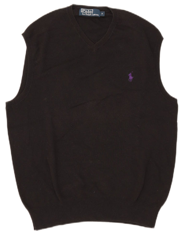 Polo Ralph Lauren Mens Colete Regata Pequeno Algodão Preto