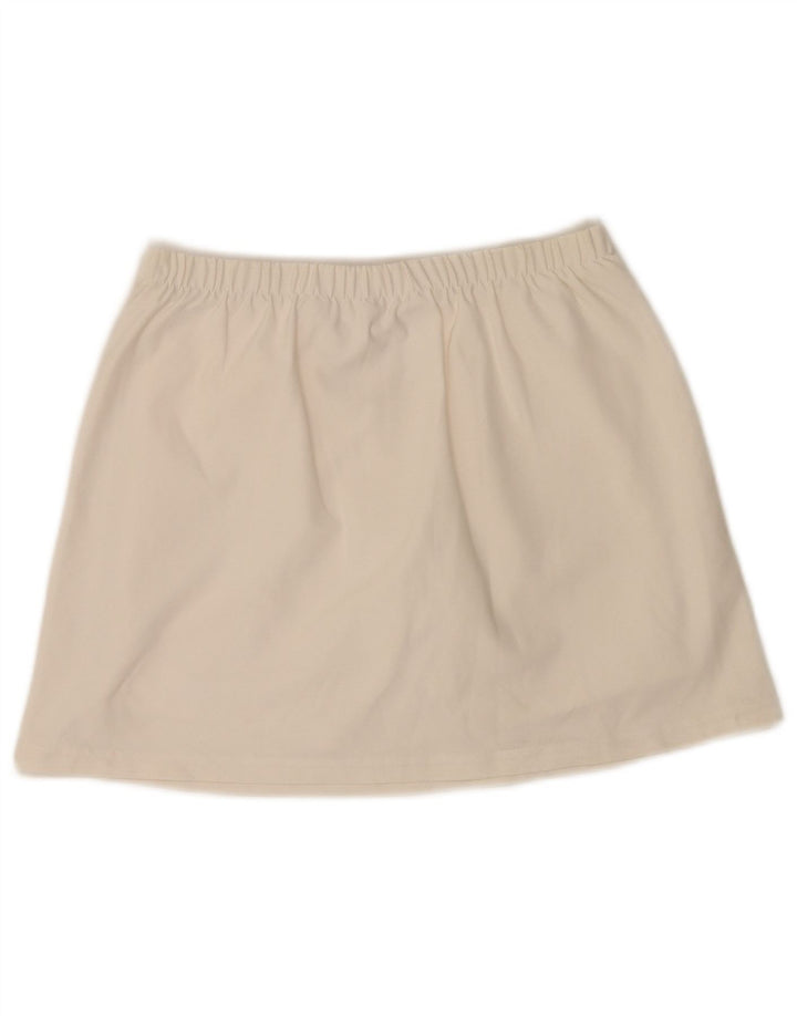 Nike Womens Skort UK 8/10 Pequeno Off White Poliéster
