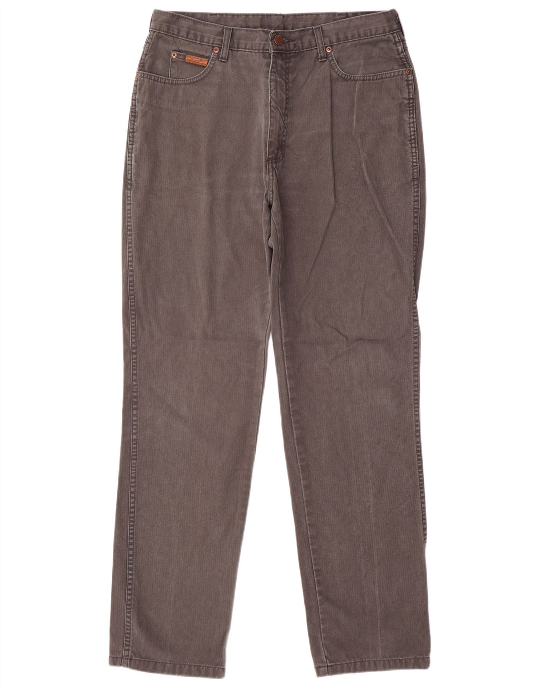 Wrangler Masculino Ohio Straight Jeans W34 L32 Cinza Algodão
