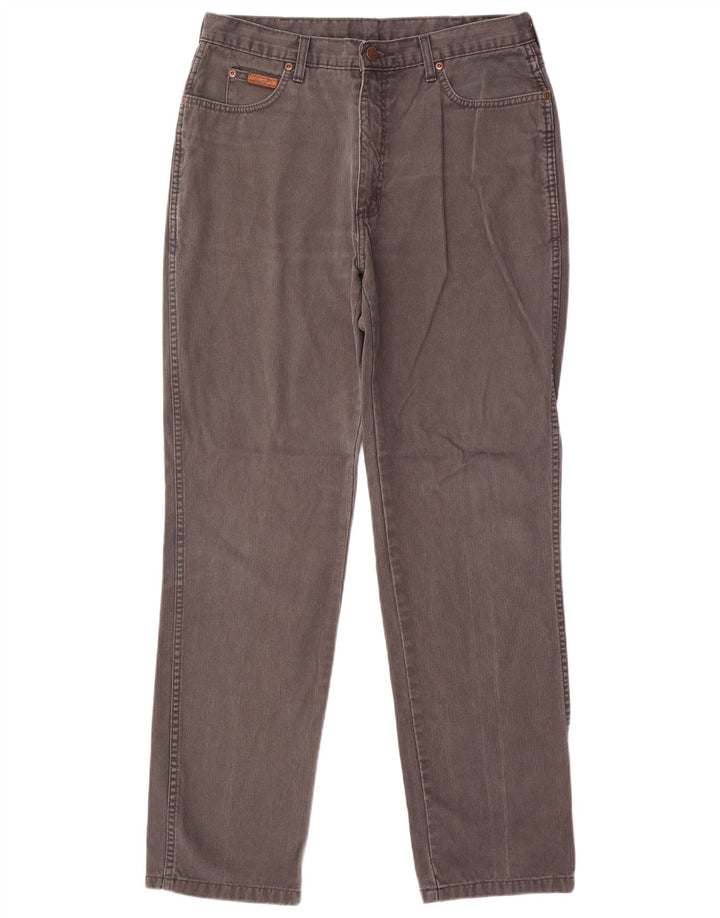 Wrangler Masculino Ohio Straight Jeans W34 L32 Cinza Algodão