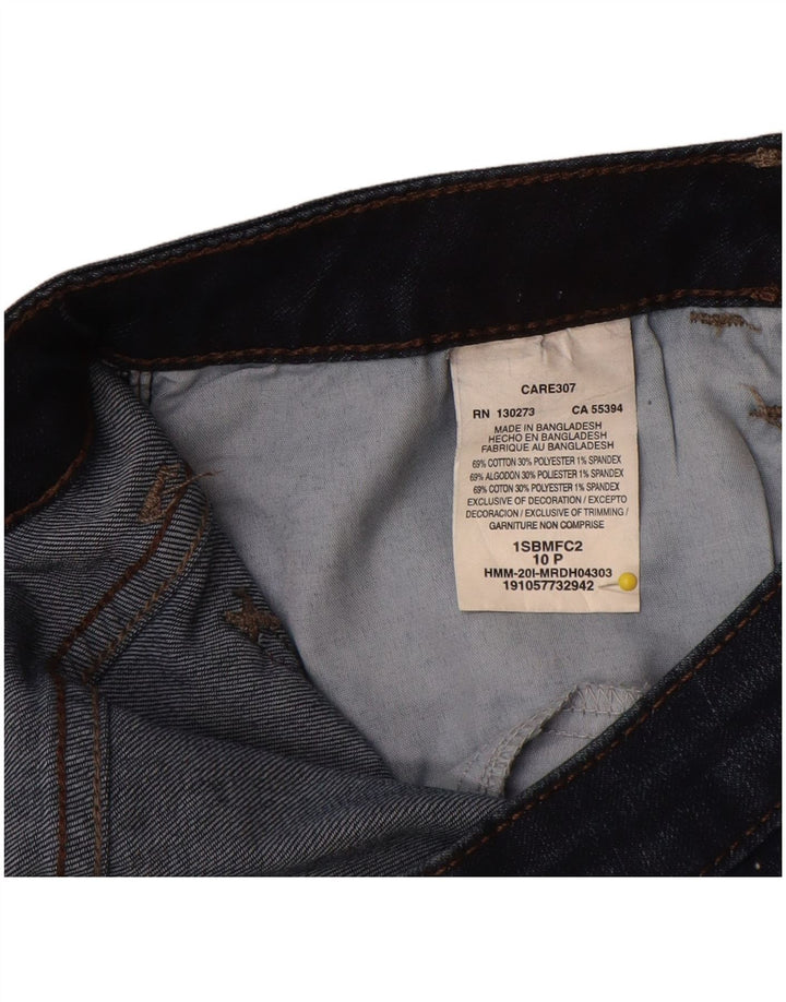 Lee Womens Riders Mid Rise Bootcut Jeans EUA 10 Grande W30 L29 Azul Marinho