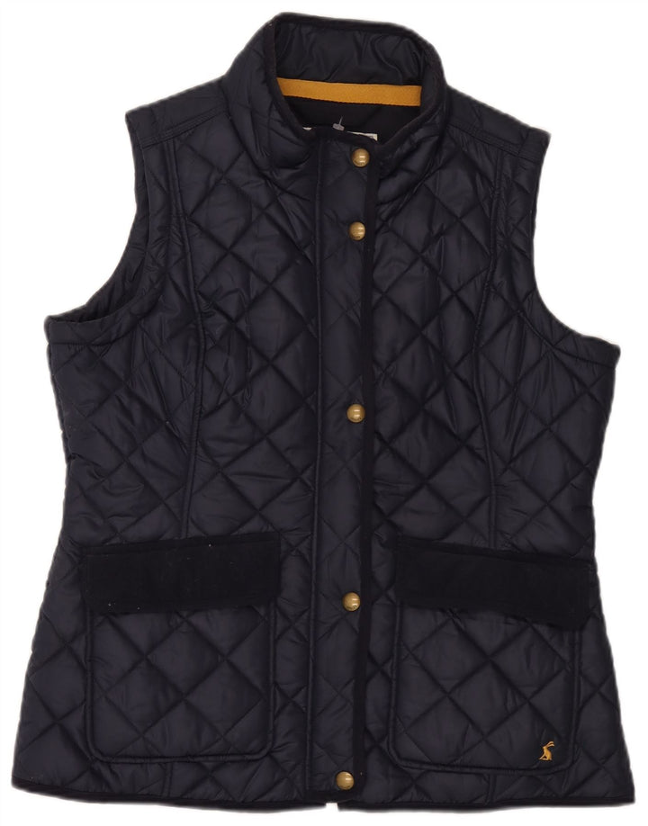 Gilet feminino acolchoado Joules UK 18 XL azul marinho poliéster