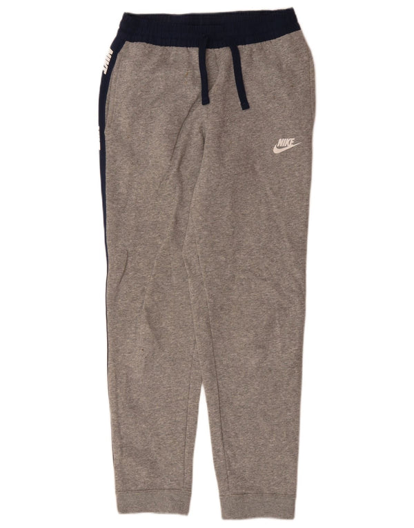 NIKE Meninos Calças de treino Joggers 12-13 anos Grande Cinza Colourblock