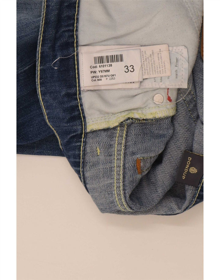 Dondup Jeans Slim Feminino W33 L32 Azul Algodão