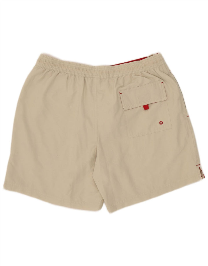 Shorts de natação masculino Marks & Spencer grande poliéster bege
