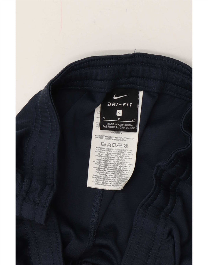 Shorts esportivos masculinos Nike Dri Fit pequenos poliéster azul marinho