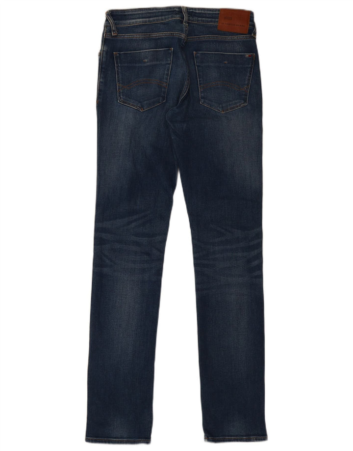 Tommy Hilfiger Masculino Slim Jeans W30 L34 Azul