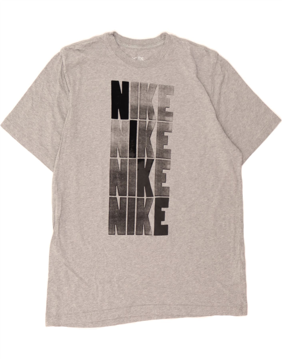 NIKE Mens Regular Fit Graphic T-Shirt Top 2XL Grey Cotton Vintage Nike and Second-Hand Nike from Messina Hembry 