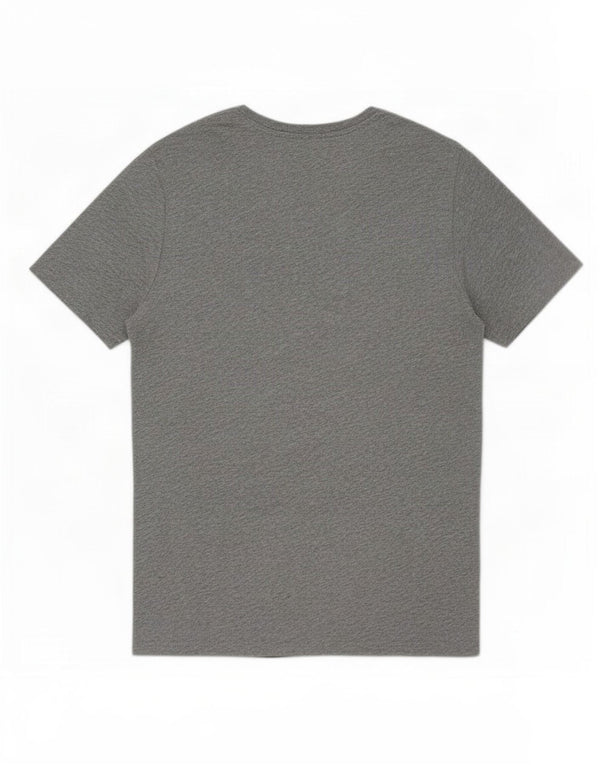 Camiseta masculina Nike Athletic Cut Graphic Top cinza médio algodão