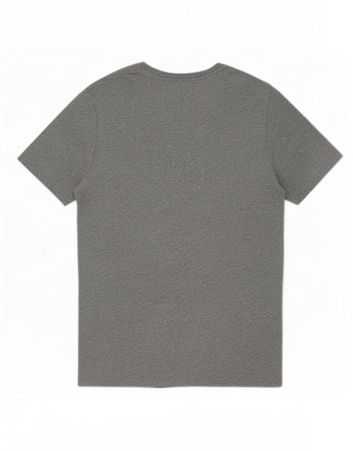 Camiseta masculina Nike Athletic Cut Graphic Top cinza médio algodão