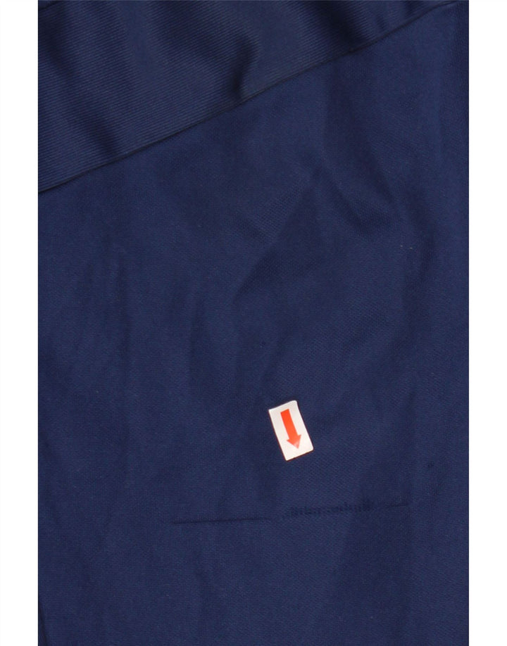 Calça de treino masculina Adidas grande poliéster azul marinho