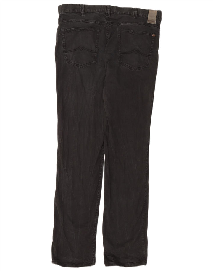 MUSTANG Mens Tramper Slim Calça Casual W38 L36 Algodão Preto