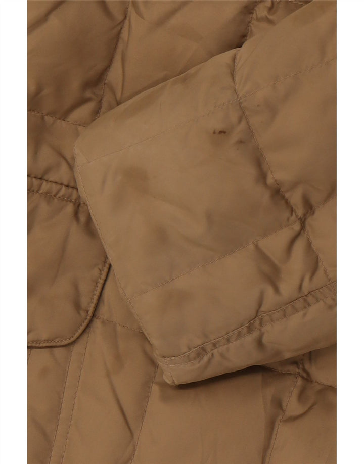 SERGIO TACCHINI Jaqueta acolchoada masculina UK 38 Médio Bege