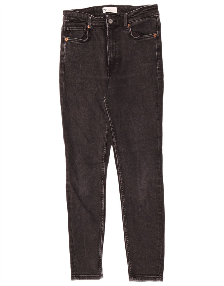 Zara Jeans Skinny Feminino EU 40 Médio W30 L27 Preto
