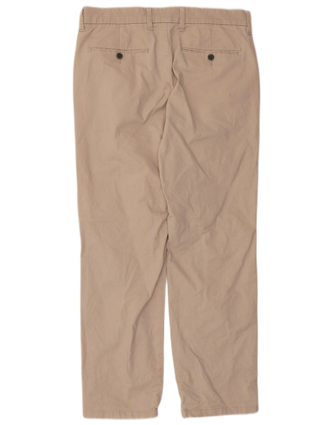 Calça Chino Masculina Marks & Spencer Regular Fit W32 L29 Algodão Bege