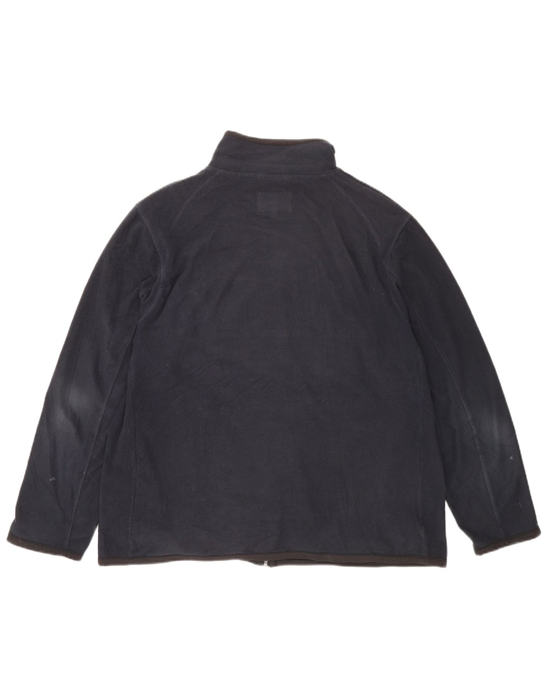 Jaqueta de lã masculina Marks & Spencer Reino Unido 42 XL azul marinho poliéster