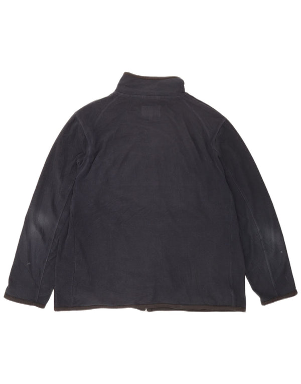 Jaqueta de lã masculina Marks & Spencer Reino Unido 42 XL azul marinho poliéster