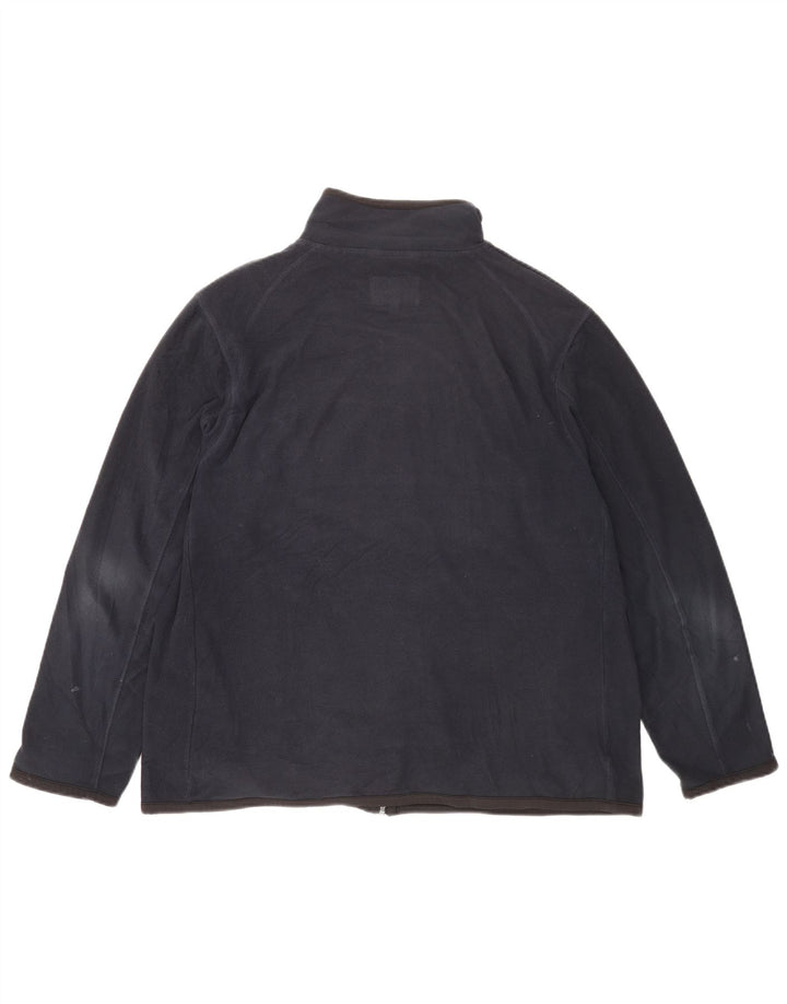 Jaqueta de lã masculina Marks & Spencer Reino Unido 42 XL azul marinho poliéster