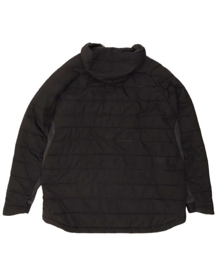 Jaqueta acolchoada com capuz masculina NIKE UK 44 2XL poliéster preto