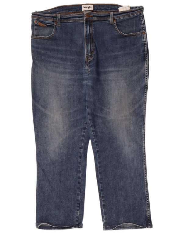Wrangler Masculino Texas Straight Jeans W40 L27 Azul Algodão