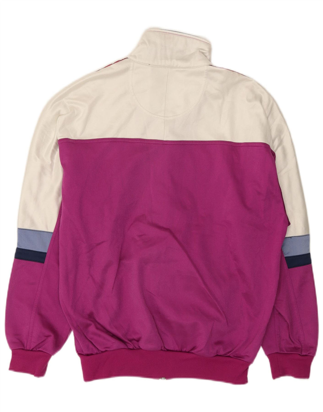 Jaqueta feminina ASICS com estampa gráfica IT 46 grande bloco colorido roxo