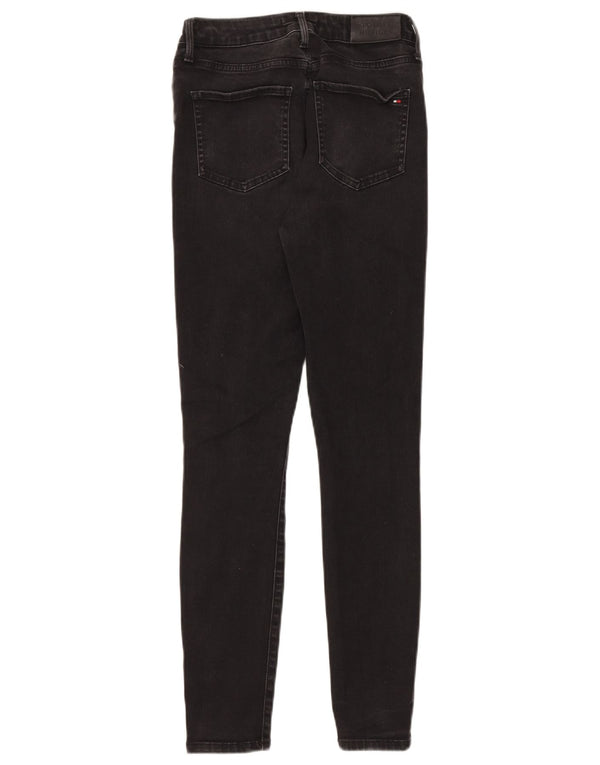 Jeans feminino Tommy Hilfiger Harlem Ultra Skinny W28 L28 algodão preto