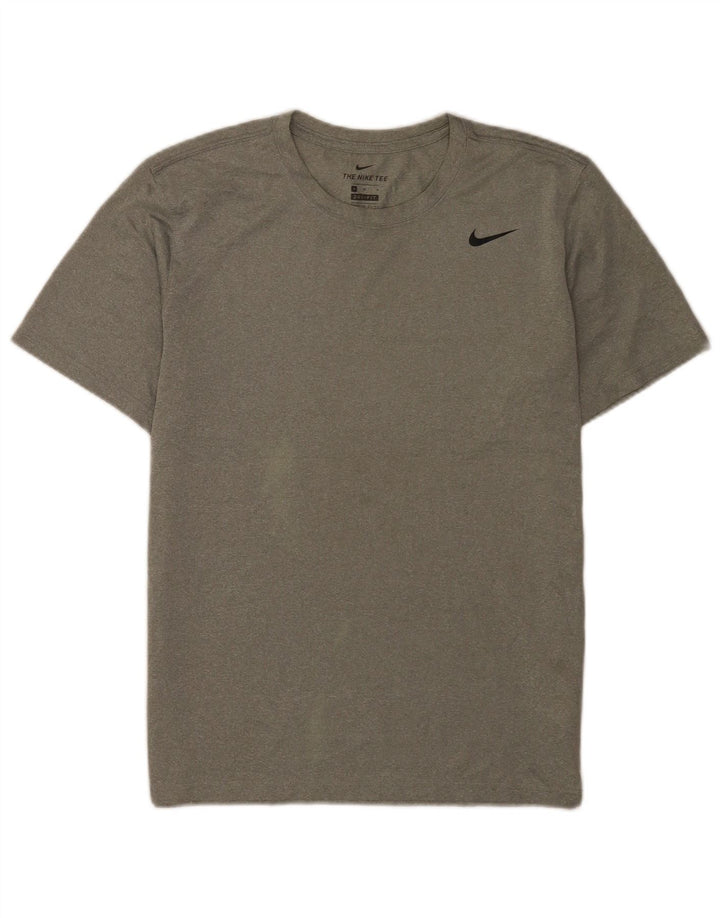 Camiseta Nike Masculina Dri Fit Top Cinza Médio Poliéster