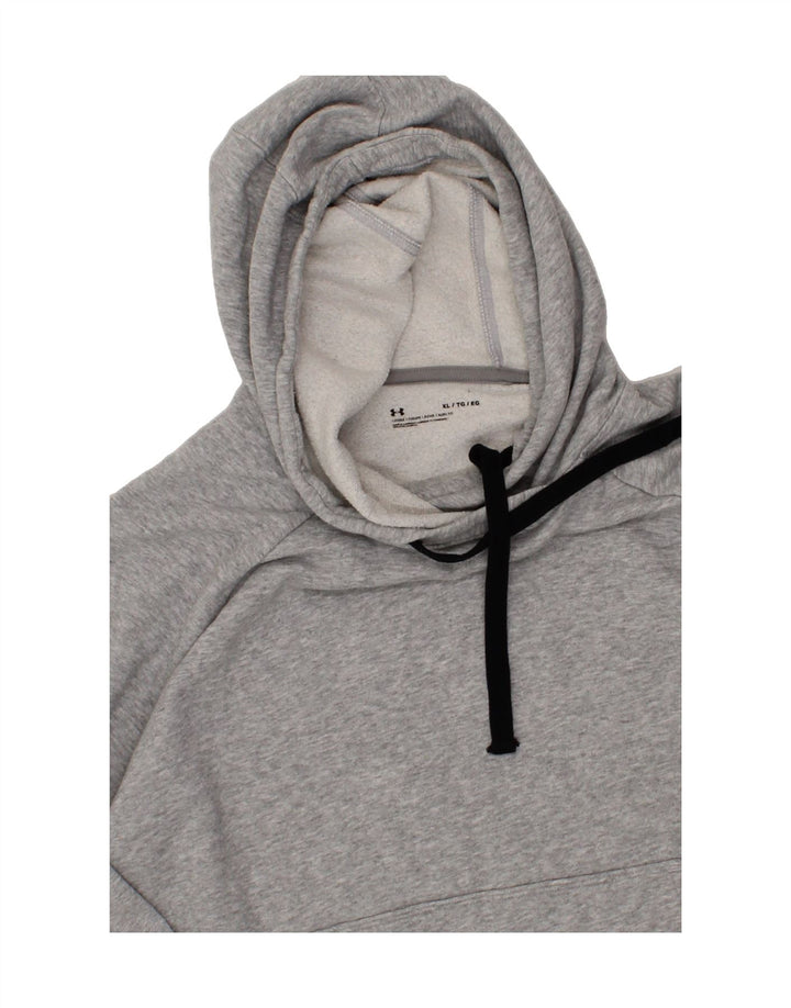 UNDER ARMOUR Womens Loose Fit Hoodie Jumper UK 18 XL Grey Cotton Vintage Under Armour and Second-Hand Under Armour from Messina Hembry 