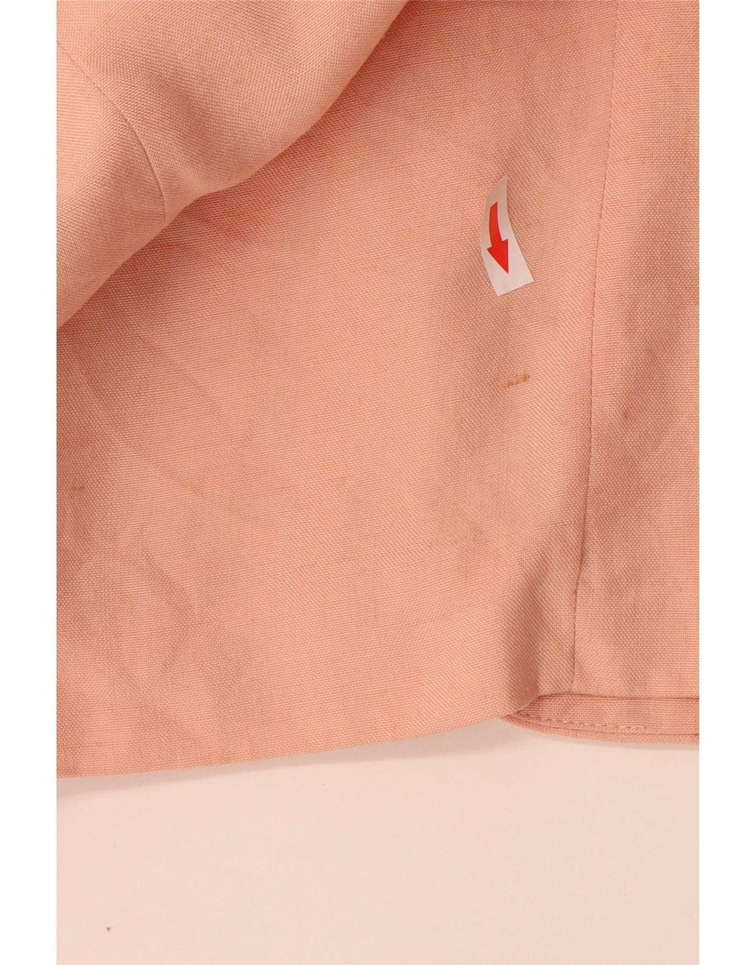 Jaqueta blazer feminina Zara com 1 botão Reino Unido 14 viscose rosa médio