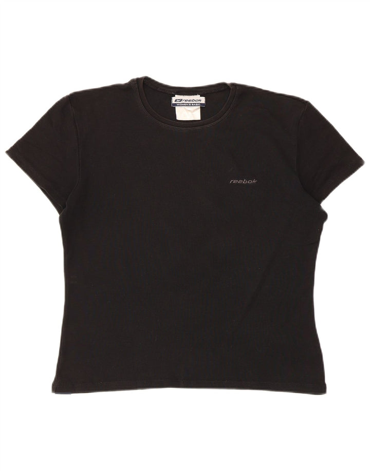 Camiseta Reebok Mulher Top UK 14 Grande Preto