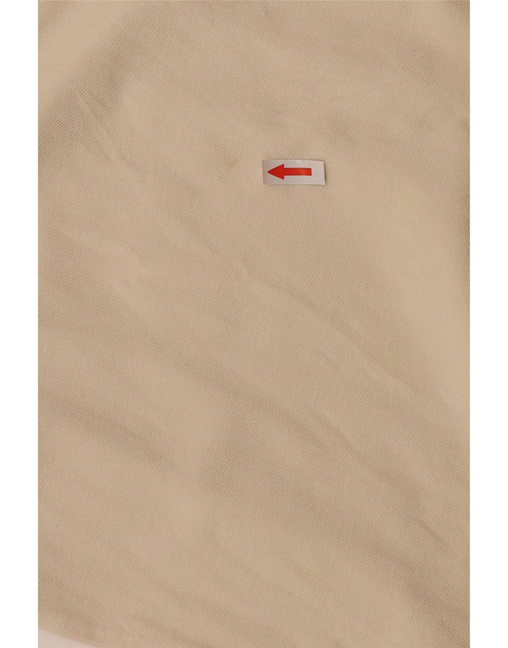 Camisa polo masculina Kappa algodão bege médio